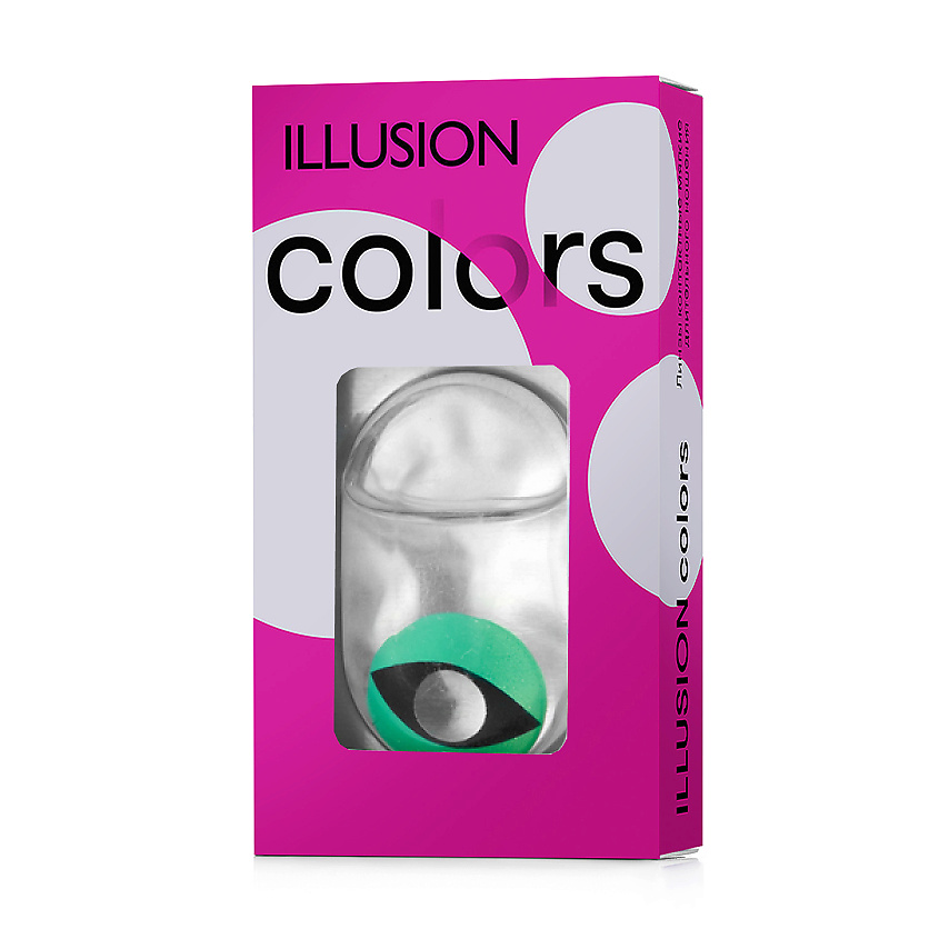 Изображение товара Цветные контактные линзы ILLUSION RIO FC-17 Зеленый дневной режим эксплуатации