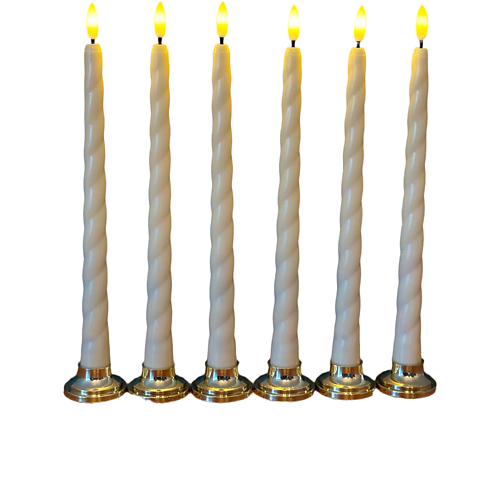 

JAMEURE Свечи светодиодные на батарейках с подставкой 6 шт, Свечи светодиодные на батарейках с подставкой 6 шт