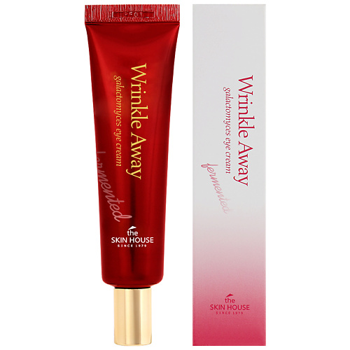 

THE SKIN HOUSE Крем для кожи вокруг глаз обновляющий с экстрактом галактомисиса Wrinkle Away 30, Крем для кожи вокруг глаз обновляющий с экстрактом галактомисиса Wrinkle Away