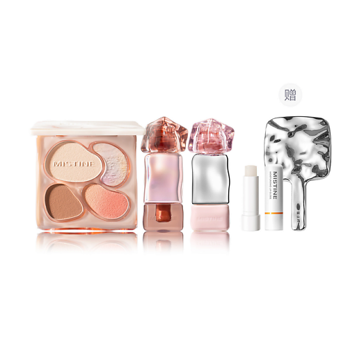 

MISTINE Набор для макияжа лица и губ Thai Latte Blush Contour Palette, Набор для макияжа лица и губ Thai Latte Blush Contour Palette