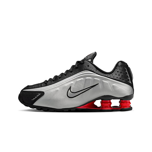 Кроссовки NIKE Кроссовки спортивные женские для бега Shox R4 WMNS Black Light Crimson