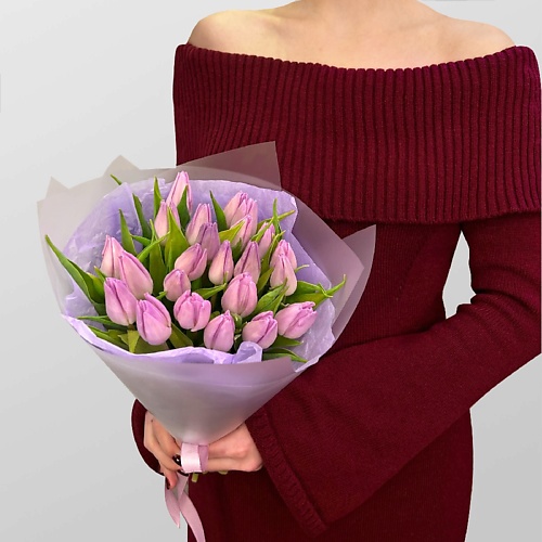 

STUDIO FLORISTIC Букет из Тюльпанов «Лиловый бриз», Букет из Тюльпанов «Лиловый бриз»