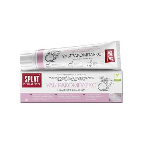 

SPLAT Зубная паста Ультракомплекс Professional Ultracomplex 100, Зубная паста Ультракомплекс Professional Ultracomplex