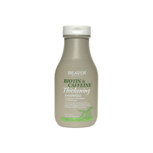 

BEAVER Шампунь укрепляющий Biotin & Caffeine Thickening Shampoo, для поврежденных волос 350, Шампунь укрепляющий Biotin & Caffeine Thickening Shampoo, для поврежденных волос