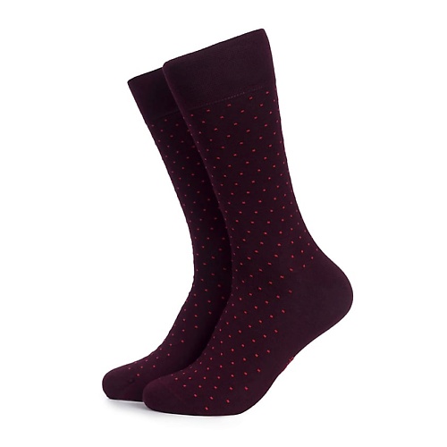 

TEZIDO Носки мужские высокие бургунди Orion Gentle Dots, Носки мужские высокие бургунди Orion Gentle Dots