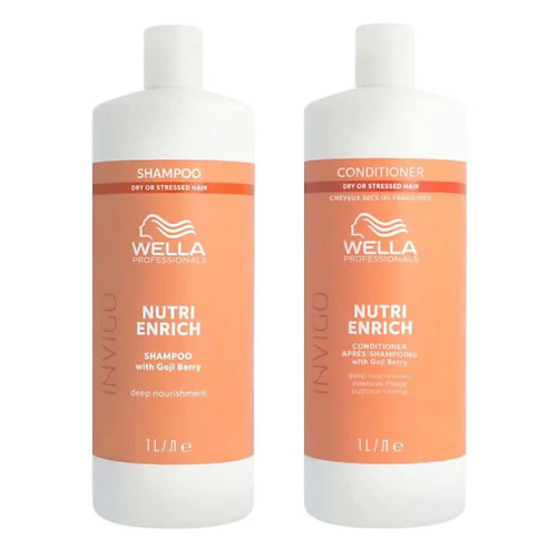 

WELLA Набор средств для волос INVIGO Nutri-Enrich: шампунь + кондиционер, Набор средств для волос INVIGO Nutri-Enrich: шампунь + кондиционер