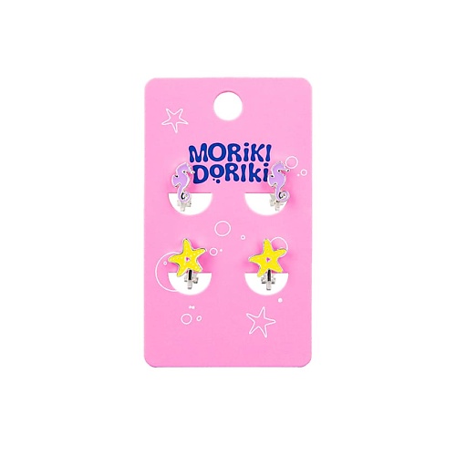 

MORIKI DORIKI Серьги-клипсы детские OCEAN SECRET, Серьги-клипсы детские OCEAN SECRET