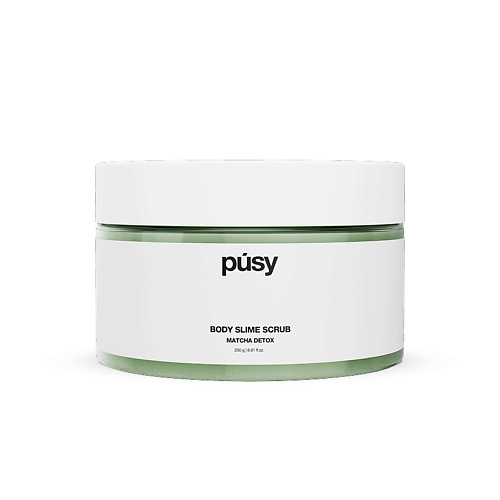 

PUSY Скраб-слайм для тела Matcha detox 250, Скраб-слайм для тела Matcha detox