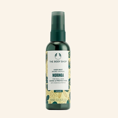 

THE BODY SHOP Спрей Moringa для блеска поврежденных и тусклых волос 100, Спрей Moringa для блеска поврежденных и тусклых волос