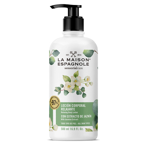 

LA MAISON ESPAGNOLE Лосьон для тела расслабляющий "Жасмин" Sensorialcare Relaxing Body Lotion 500, Лосьон для тела расслабляющий "Жасмин" Sensorialcare Relaxing Body Lotion
