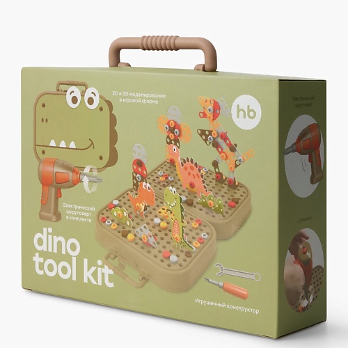 

HAPPY BABY Конструктор игрушка DINO TOOL KIT «ДИНО ТУЛ КИТ», Конструктор игрушка DINO TOOL KIT «ДИНО ТУЛ КИТ»