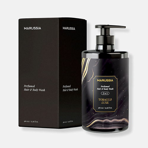 

MARUSSIA Гель-шампунь для душа парфюмированный Tobacco Vanille 460, Гель-шампунь для душа парфюмированный Tobacco Vanille