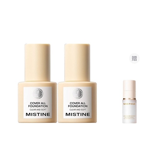 

MISTINE Набор Cover All Foundation Clear and Soft + Спрей, Набор Cover All Foundation Clear and Soft + Спрей