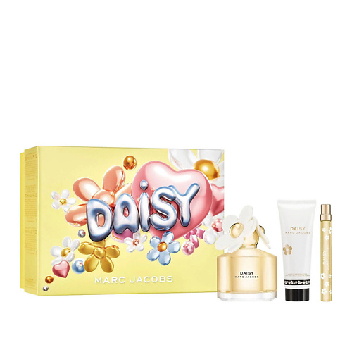 

MARC JACOBS Парфюмерный набор Daisy: туалетная вода+миниатюра+лосьон, Парфюмерный набор Daisy: туалетная вода+миниатюра+лосьон