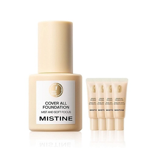 

MISTINE Набор Cover All Foundation Mist and Soft Focus с миниатюрами, Набор Cover All Foundation Mist and Soft Focus с миниатюрами
