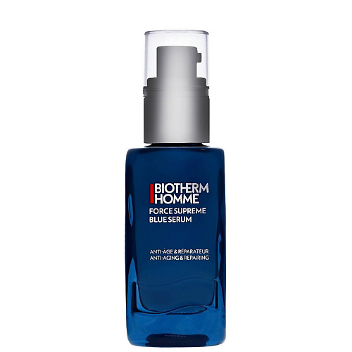 

BIOTHERM Антивозрастная обновляющая сыворотка с ретинолом для мужчин Homme Force Supreme Blue Serum 60, Антивозрастная обновляющая сыворотка с ретинолом для мужчин Homme Force Supreme Blue Serum