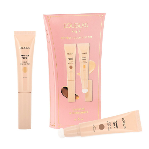

DOUGLAS Набор Perfect Touch Duo: хайлайтер + бронзер, Набор Perfect Touch Duo: хайлайтер + бронзер