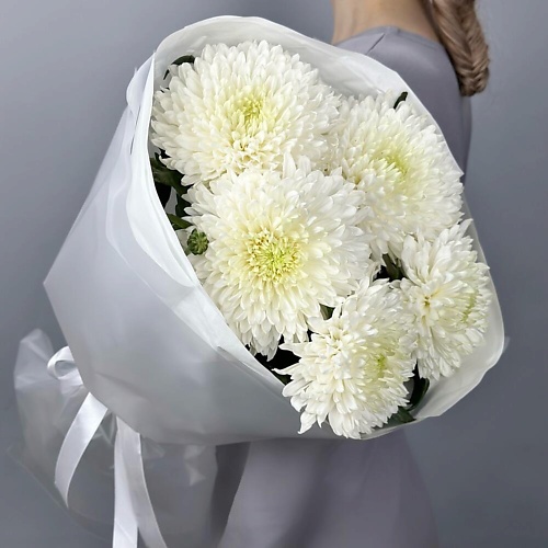 

FLOWERS DE LUXE БУТИК ЦВЕТОВ И ПОДАРКОВ Букет одноголовых хризантем, Букет одноголовых хризантем