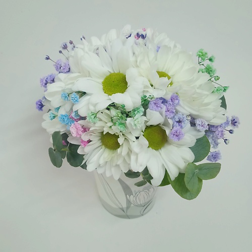 

ЗЕФИРКО Букет в стаканчике Снежный, Букет в стаканчике Снежный