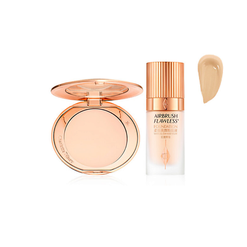 

CHARLOTTE TILBURY Набор для макияжа soft focus long lasting Пудра+Тональный крем, Набор для макияжа soft focus long lasting Пудра+Тональный крем