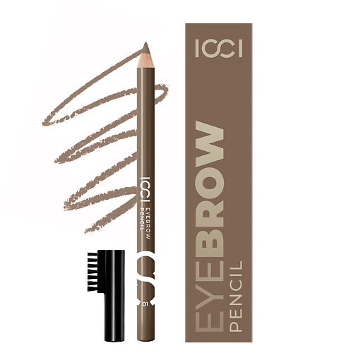 

ICCI Карандаш для бровей с щеточкой SMOOTH TOUCH, Карандаш для бровей с щеточкой SMOOTH TOUCH