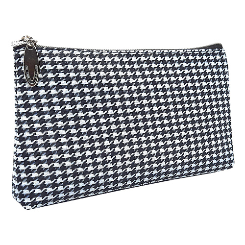 

ALISSIROSSI Косметичка женская маленькая плоская из ткани "Гусиная лапка", Косметичка женская маленькая плоская из ткани "Гусиная лапка"