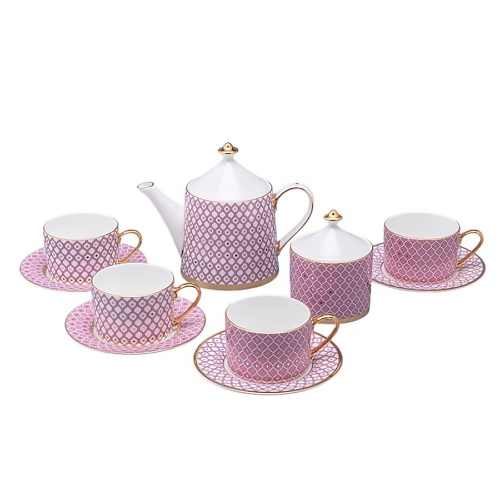 

ИМПЕРАТОРСКИЙ ФАРФОРОВЫЙ ЗАВОД Сервиз чайный на четыре персоны "Астра", Сервиз чайный на четыре персоны "Астра"