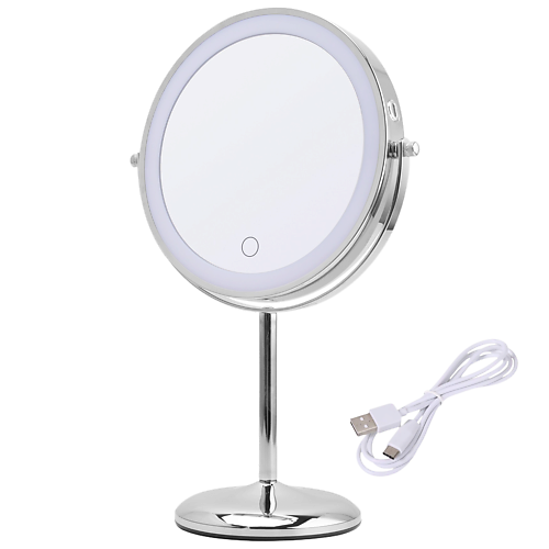 

HASTEN Зеркало косметическое настольное с подсветкой, x7 увеличением и диммированием - HAS1823, Зеркало косметическое настольное с подсветкой, x7 увеличением и диммированием - HAS1823