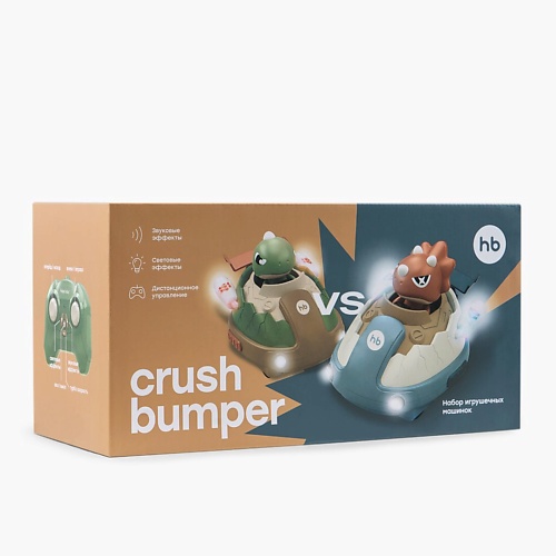 

HAPPY BABY Набор игрушечных машинок CRUSH BUMP «КРАШ БАМПЕР», Набор игрушечных машинок CRUSH BUMP «КРАШ БАМПЕР»