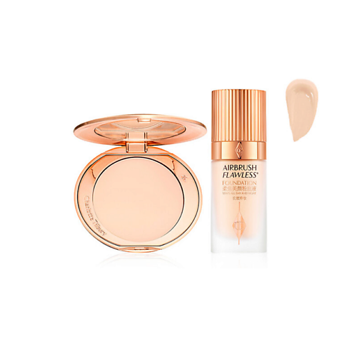 

CHARLOTTE TILBURY Набор для макияжа soft focus long lasting Пудра+Тональный крем, Набор для макияжа soft focus long lasting Пудра+Тональный крем