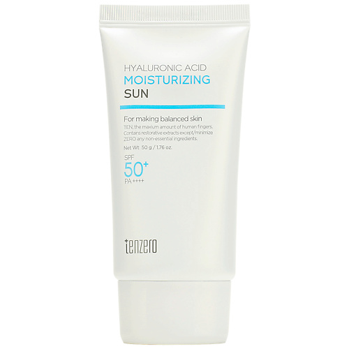 

TENZERO Крем для лица солнцезащитный увлажняющий с гиалуроновой кислотой SPF 50+/PA++++ Moisturizing Sun 50, Крем для лица солнцезащитный увлажняющий с гиалуроновой кислотой SPF 50+/PA++++ Moisturizing Sun