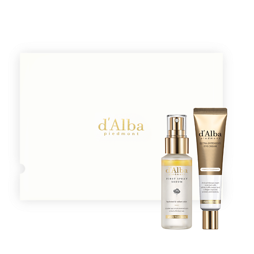 

D`ALBA Подарочный набор: спрей-сыворотка + крем для области вокруг глаз, Подарочный набор: спрей-сыворотка + крем для области вокруг глаз