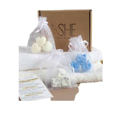 

SHE STYLE Ароматическое саше для белья в шкаф и аромалампы набор, Ароматическое саше для белья в шкаф и аромалампы набор