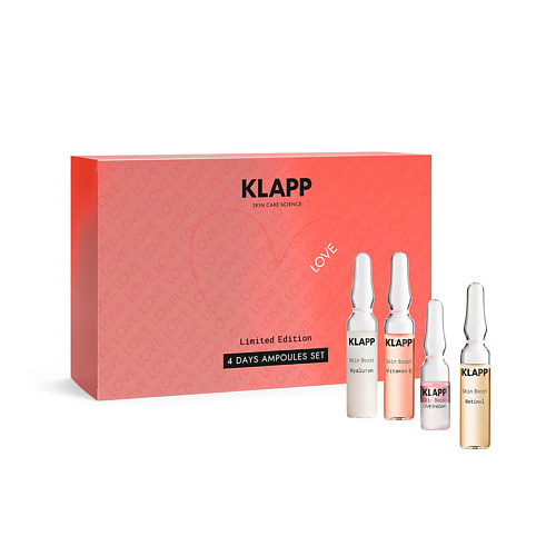 

KLAPP COSMETICS Набор ампул для лица 4 Days Ampoule Set, Набор ампул для лица 4 Days Ampoule Set