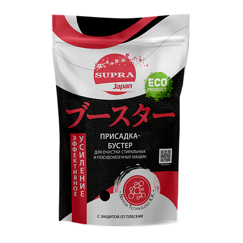 

SUPRA Присадка-бустер для очистки стиральных и посудомоечных машин 500, Присадка-бустер для очистки стиральных и посудомоечных машин