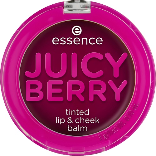 Бальзам для губ ESSENCE Бальзам для губ и лица JUICY BERRY lip & cheek balm