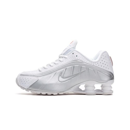 

NIKE Кроссовки женские спортивные Shox R4 WMNS White Metallic Silver AR3565-101, Кроссовки женские спортивные Shox R4 WMNS White Metallic Silver AR3565-101