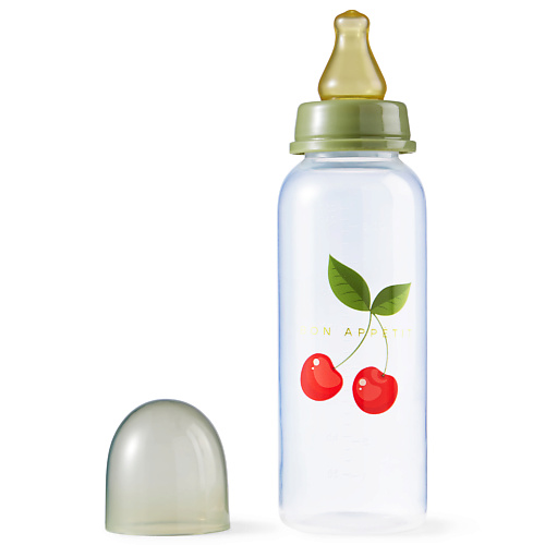 

HAPPY BABY Бутылочка с латексной соской 250, Бутылочка с латексной соской