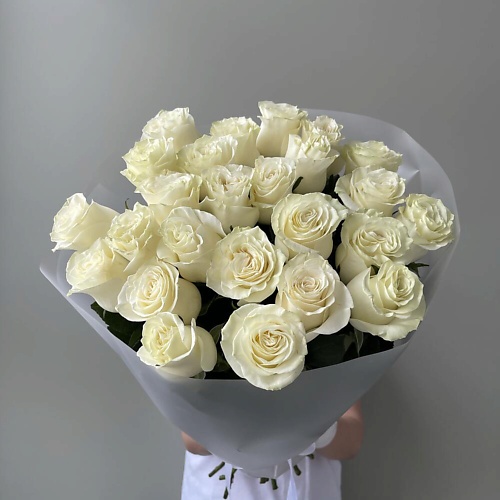 

FLOWERS DE LUXE БУТИК ЦВЕТОВ И ПОДАРКОВ 25 роз Мондиаль в стильной упаковке, 25 роз Мондиаль в стильной упаковке