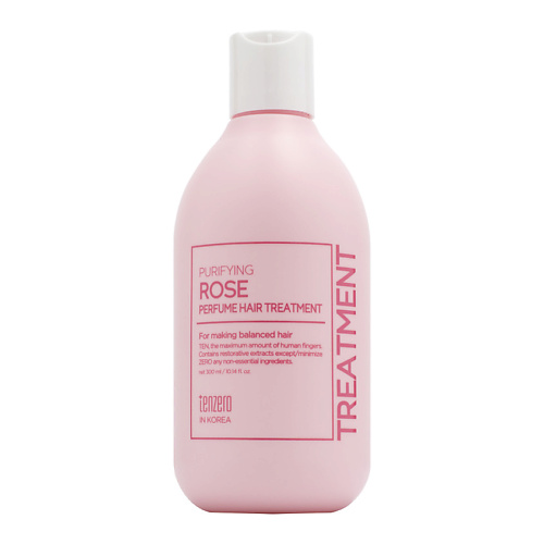 

TENZERO Парфюмированная маска для волос с ароматом розы Purifying Rose 300, Парфюмированная маска для волос с ароматом розы Purifying Rose
