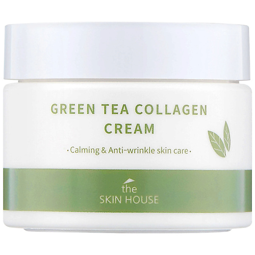 

THE SKIN HOUSE Крем для лица успокаивающий на основе коллагена и экстракта зелёного чая Green Tea 50, Крем для лица успокаивающий на основе коллагена и экстракта зелёного чая Green Tea