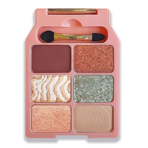 Палетка теней для век Six-Color Eyeshadow Palette