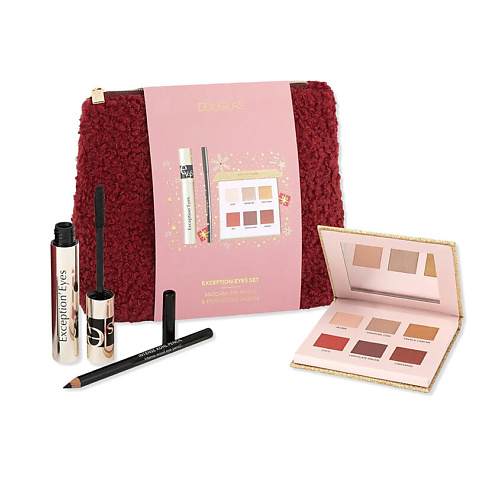 

DOUGLAS Набор Exception'Eyes: тушь + карандаш + палетка теней + косметичка, Набор Exception'Eyes: тушь + карандаш + палетка теней + косметичка