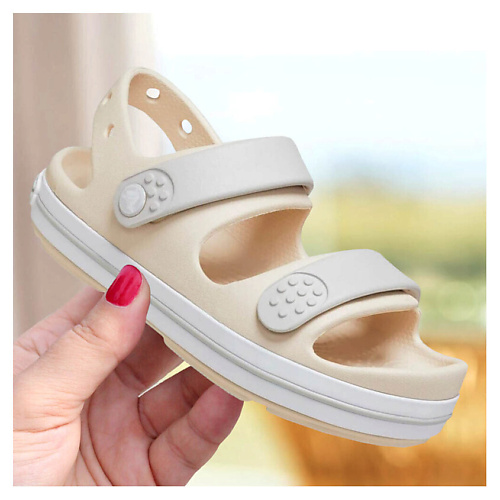 

CROCS Сандалии для девочек Crocs CROCBAND CRUISER, Сандалии для девочек Crocs CROCBAND CRUISER