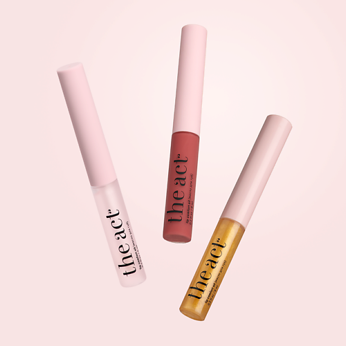 

THE ACT Набор масел-блесков для сияния и ухода за губами, Набор масел-блесков для сияния и ухода за губами