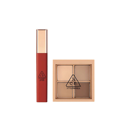 

3CE Набор: Палетка теней Mini Multi Eye Color Palette + Тинт для губ Cloud Lip Tint, Набор: Палетка теней Mini Multi Eye Color Palette + Тинт для губ Cloud Lip Tint