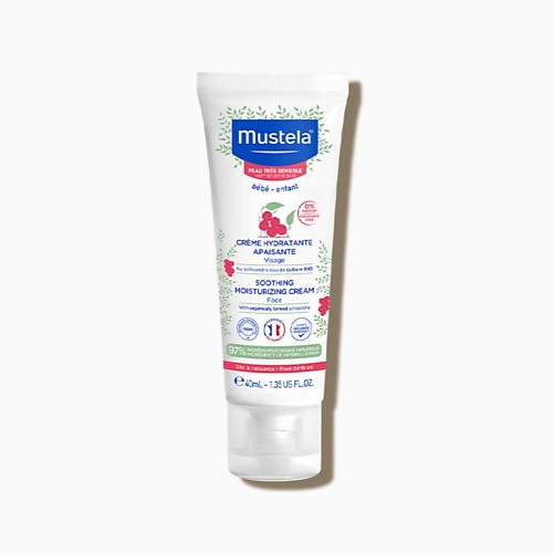 

MUSTELA Успокаивающий увлажняющий крем для лица Soothing Moisturizing Cream 40, Успокаивающий увлажняющий крем для лица Soothing Moisturizing Cream