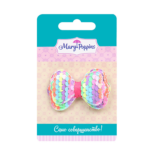 

MARY POPPINS Зажим для волос - бантик "Радуга" 5,5 см, Зажим для волос - бантик "Радуга" 5,5 см