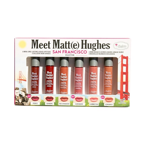

THEBALM Набор миниатюр для губ Meet Matt(e) Hughes SF Сollection, Набор миниатюр для губ Meet Matt(e) Hughes SF Сollection