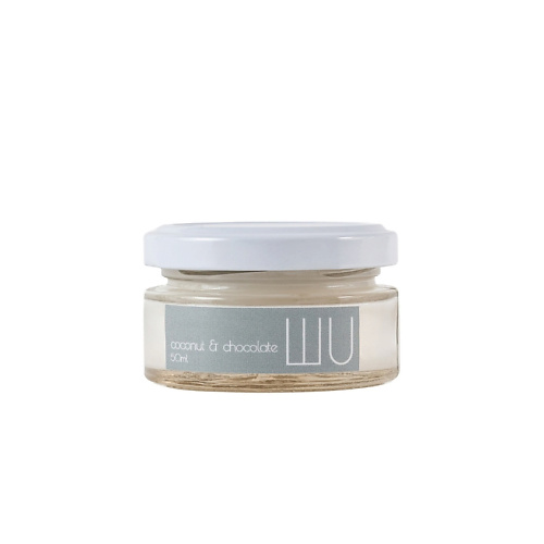 

ШU Свеча ароматическая Кокос и шоколад 50, Свеча ароматическая Кокос и шоколад